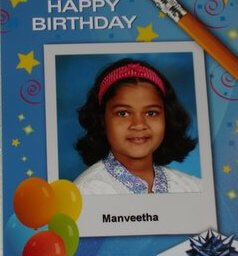 Manveetha's Grade six photo